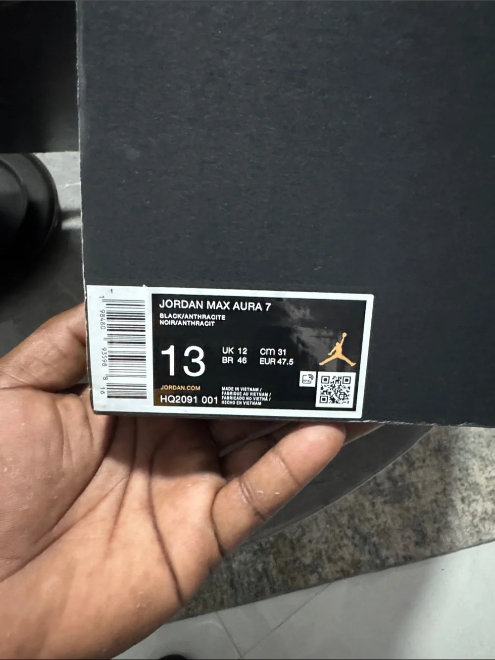 Jordan Men's All-Black Athletic Sneakers